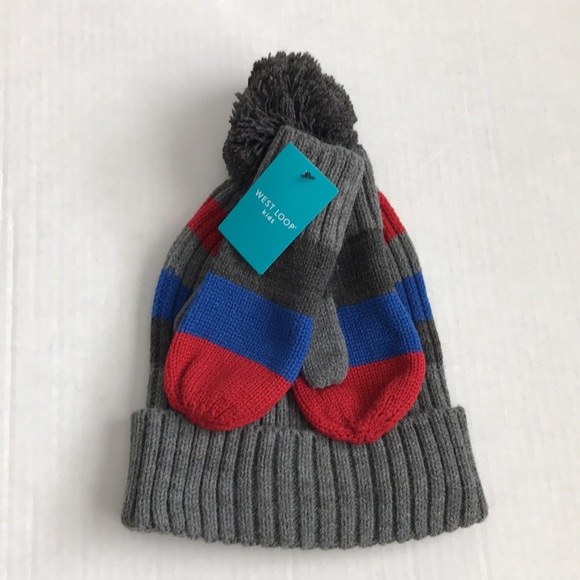 WEST Loop kids HAT& GLOVES SET - Picture 1 of 7